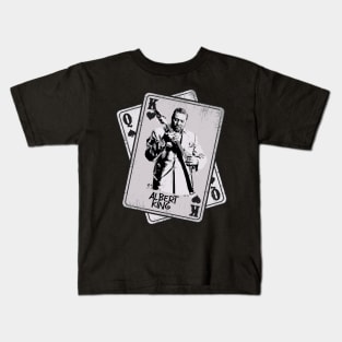 Retro Albert King Card Style Kids T-Shirt